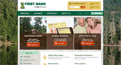 Desktop Screenshot of firstbankak.com